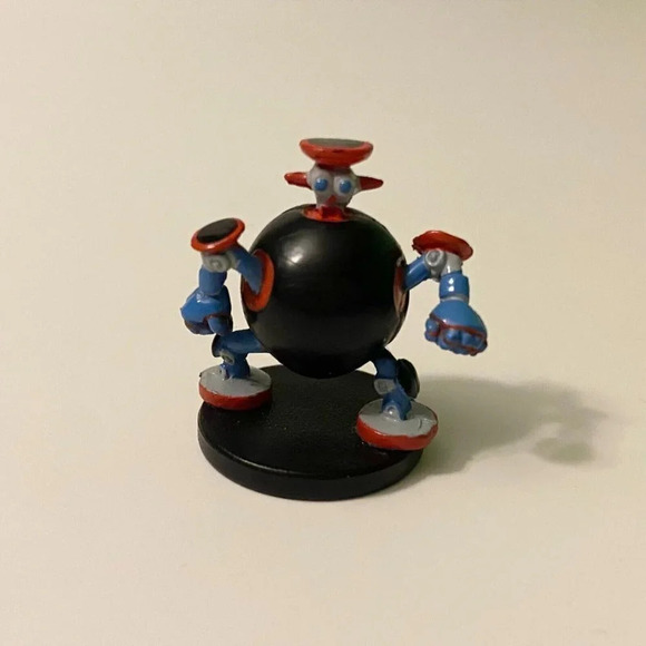 1996 Yugioh Dungeon Dice Monsters Thunder Ball ST 02 Mini Figure 1 Inch Tall - Picture 8 of 11